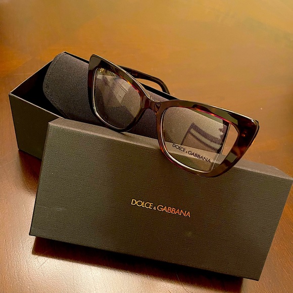 DOLCE & GABBANA - Havana Tortoise Eyeglass Frames main image 4